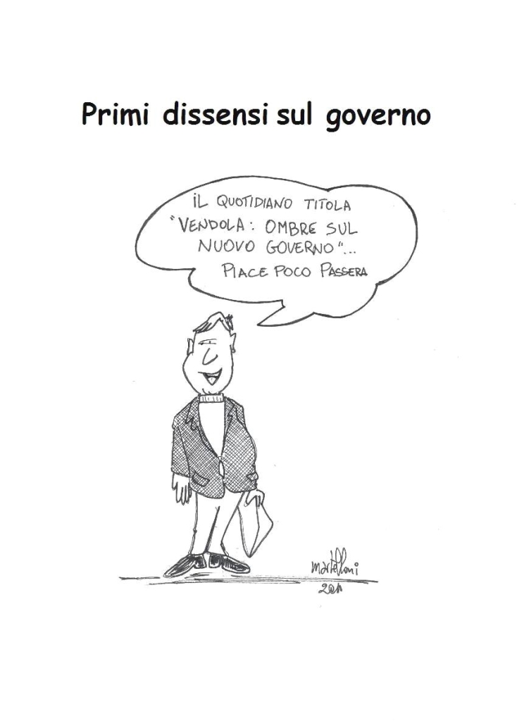 Primi dissensi per Monti