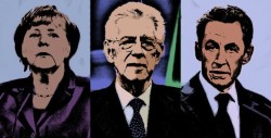 Cartoon_monti_merkel_sarkozy