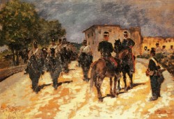 Giovanni-Fattori-xx-Soldati-in-marcia-xx-Private-Collection