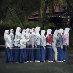 Schoolgirls, Dunya Fantasyland, Indonesia, 2009