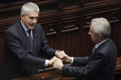 Camera, fiducia al Governo Monti