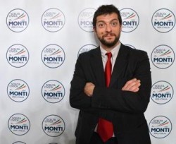 Presentazione del simbolo della lista Monti