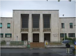 Manifattura Tabacchi, fronte principale