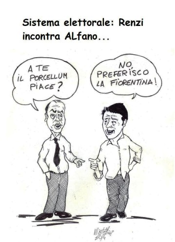Renzi e Alfano