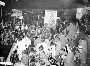 23 Jun 1936 --- A view of the Roosevelt Demonstration after Gove