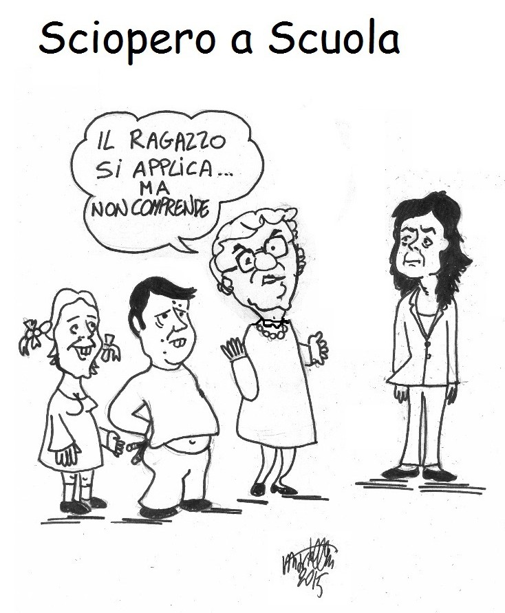 Sciopero a scuola