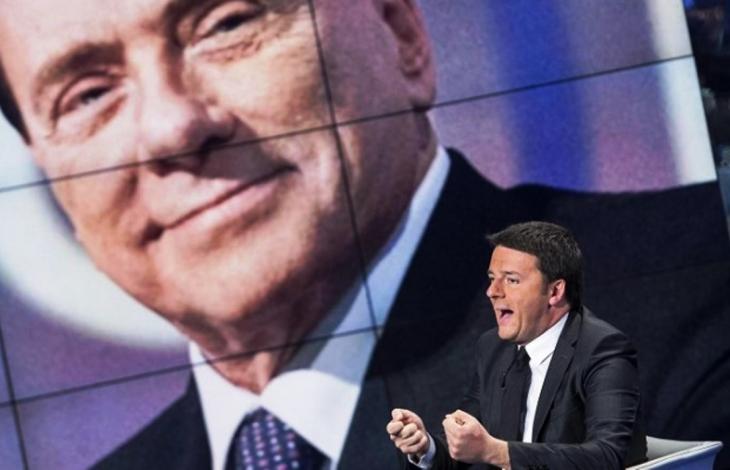 Matteo Renzi e Silvio Berlusconi