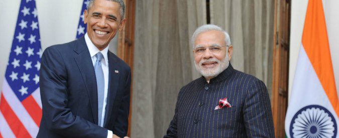 La visita di Obama a Modi in India